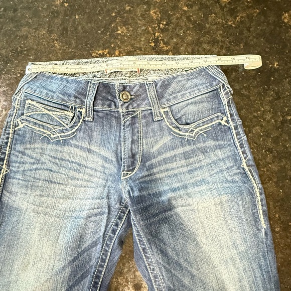 R.E.A.L. Mid Rise Stretch Entwined Boot Cut Jean - Picture 9 of 9